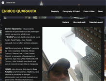 Tablet Screenshot of enricoquaranta.com